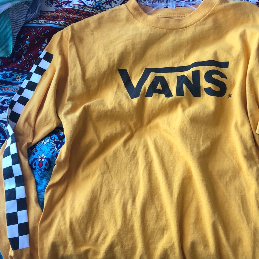vans long sleeved shirt